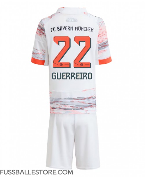 Günstige Bayern Munich Raphael Guerreiro #22 Auswärts Trikotsatzt Kinder 2025-26 Kurzarm (+ Kurze Hosen) Günstige Bayern Munich Raphael Guerreiro #22 Auswärts Trikotsatzt Kinder 2025-26 Kurzarm (+ Kurze Hosen)